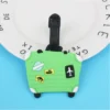 Suitcase Pattern Design Luggage Tag Green