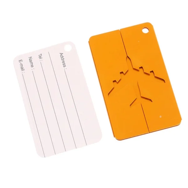 DM Metal Luggage Tags